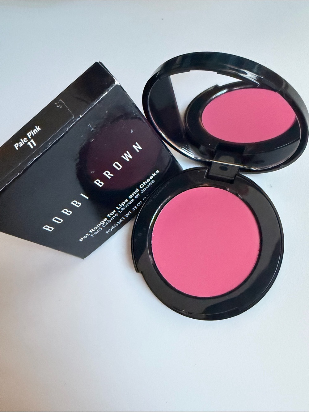 Bobbi Brown PALE PINK 11 Pot Rouge Cream blush for lips & cheeks- new full size